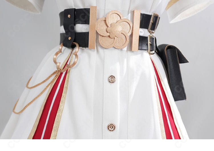 コルセットベルトの装飾ステッチとジャガードの質感