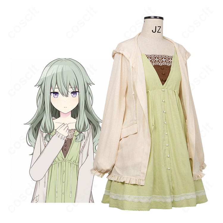 プロジェクトセカイ 草薙寧々 私服コスプレ一式(ワンピース+カーディガン)のフロント全体像