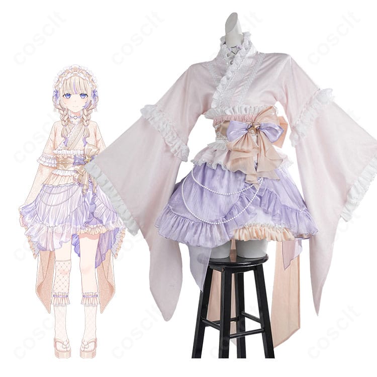 轟はじめ 正月衣装のキャラクタービジュアルと衣装全体イメージ