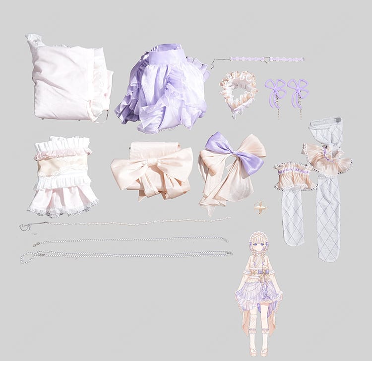 轟はじめ 正月衣装コスプレ フルセット内容の平置き展示