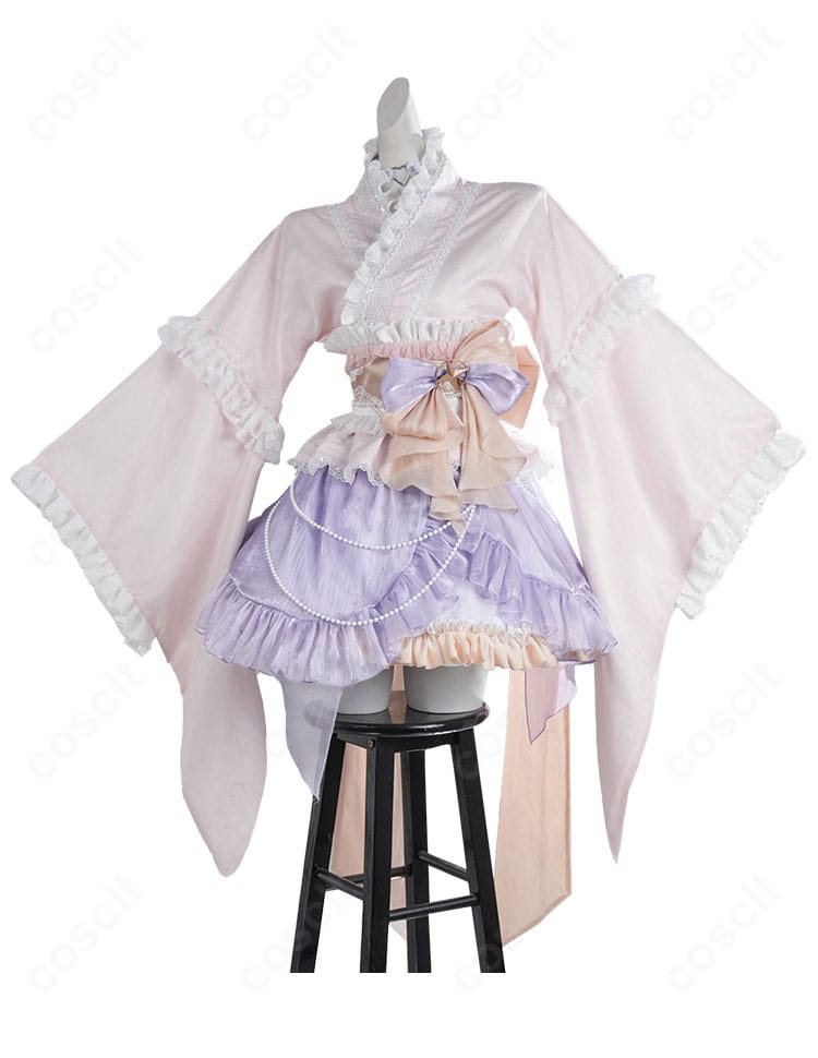 轟はじめ 正月衣装コスプレ 上下セットの正面全身