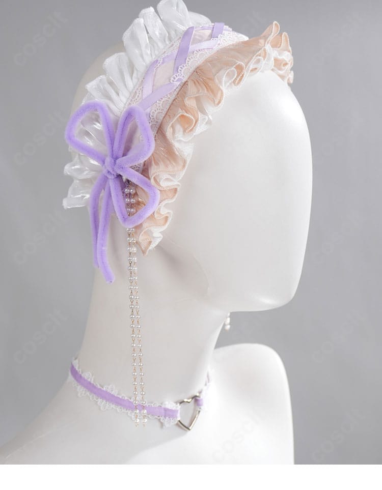 髪飾り装着時の側面ディテール