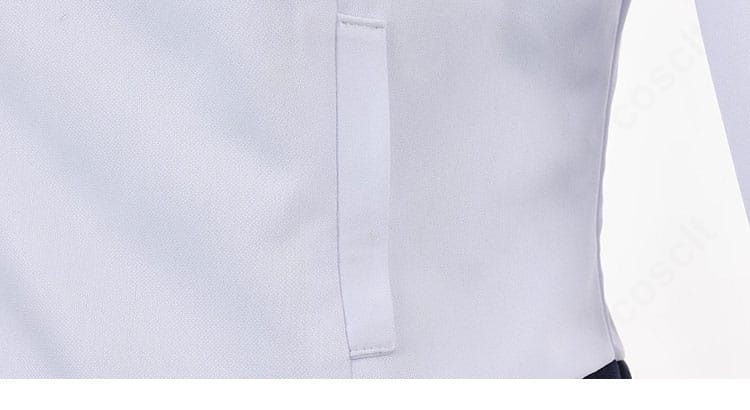 ジャケットポケットの形状とステッチワークのディテール(メリル STAMPEDE)