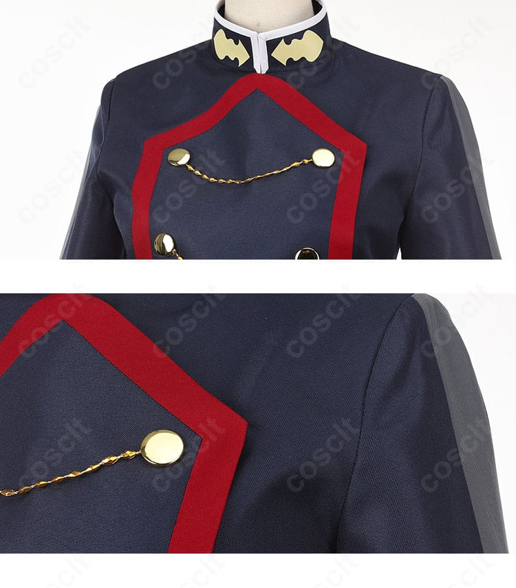 上着の衣襟まわり装飾と縁取りの意匠ディテール