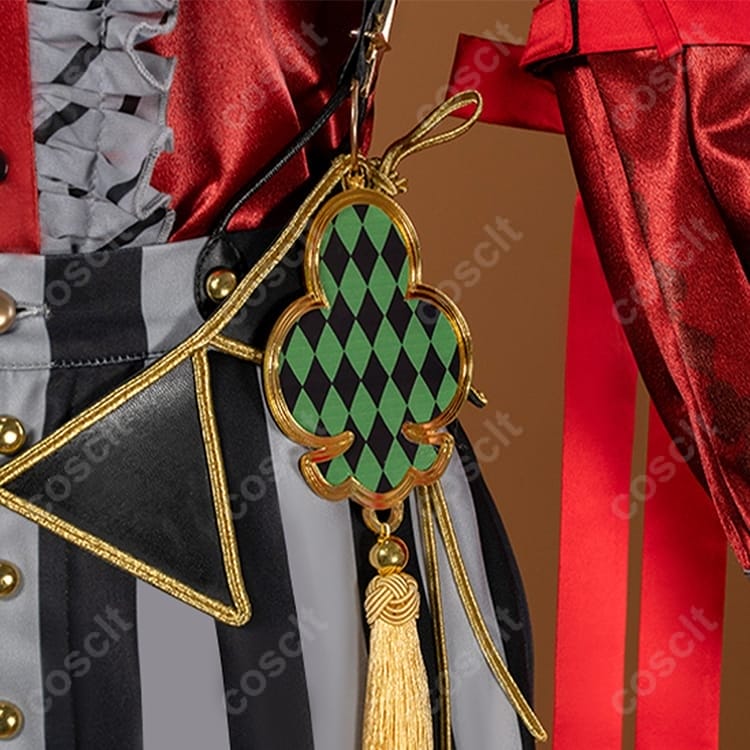 ツイステ／トレイ・クローバー プレイフル・ドレス 高発色素材と豪華小物で高再現 - 6枚目の画像