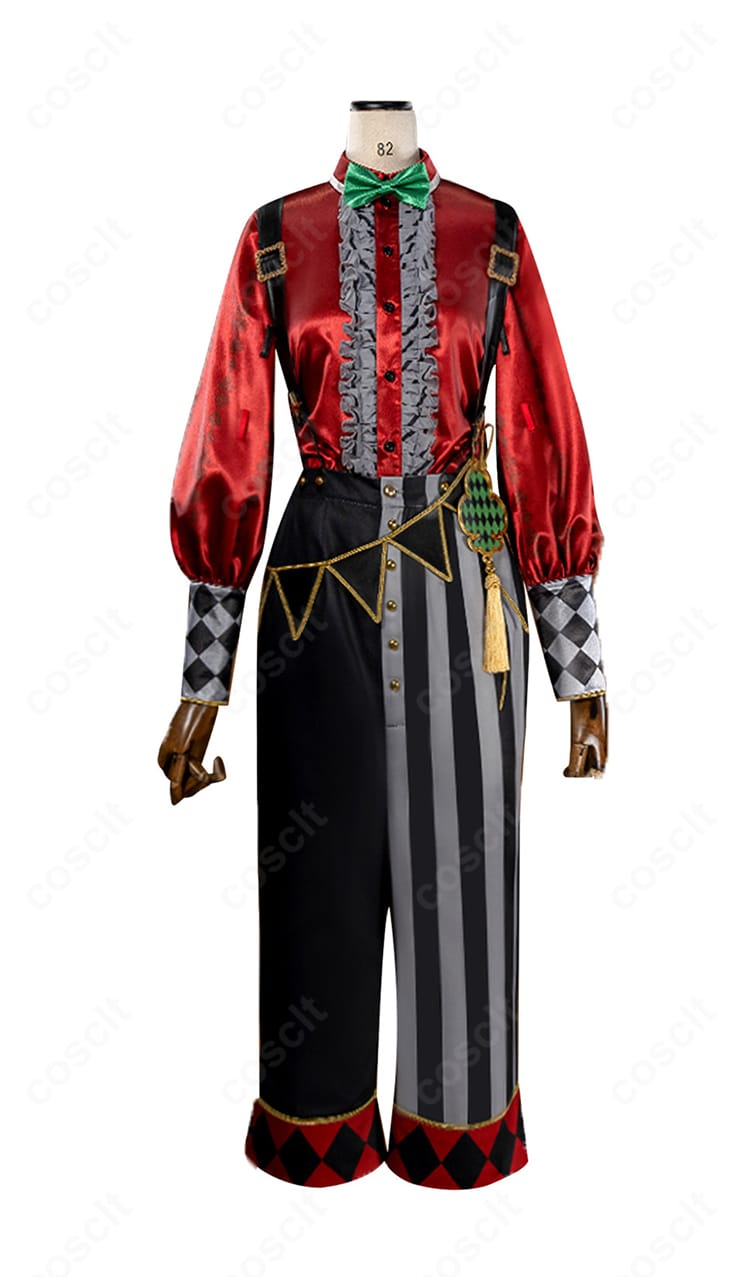 トレイ・クローバー プレイフル・ドレス衣装の正面全体画像(シャツ・パンツ・サスペンダー)