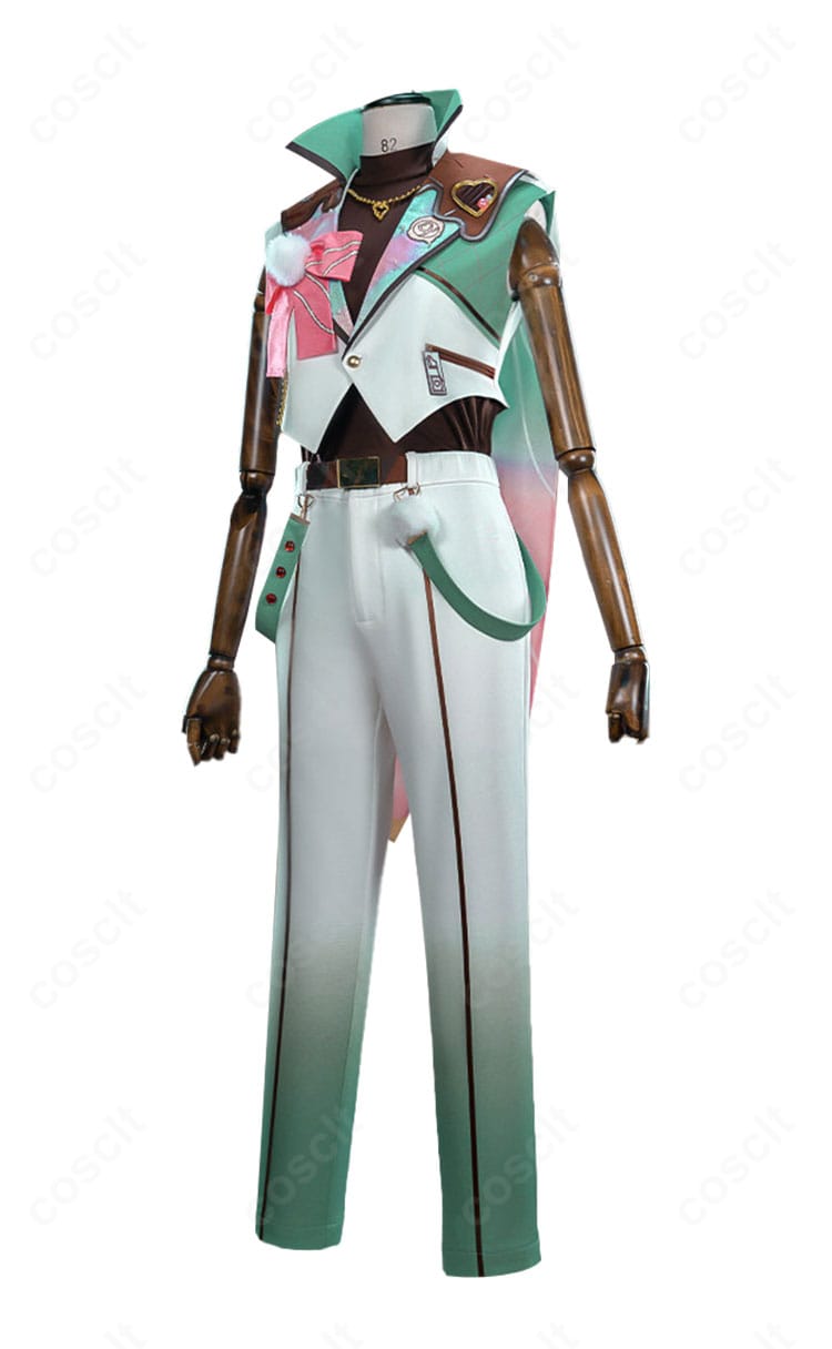 Switch Candy House衣装の左側ディテール(袖口とサイドラインの縫製)