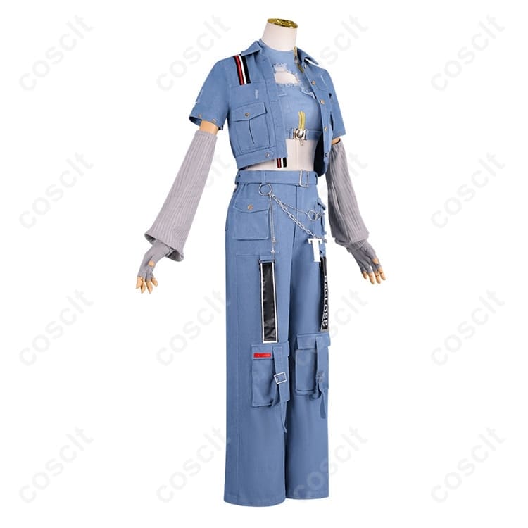 ホロライブ 轟はじめ Flashpoint衣装 コスプレ 高再現で軽快、長時間イベントも快適 - 2枚目の画像