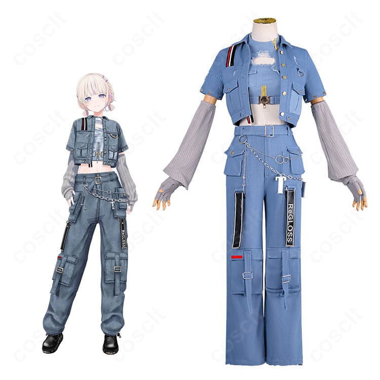 轟はじめのFlashpoint衣装フルコーデとキャラクター参考イラストの比較画像