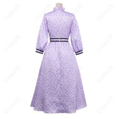 葬送のフリーレン フェルン小花柄ワンピース｜上品シルエットで快適、撮影でも再現度高く映える - 2枚目の画像（サムネイル）