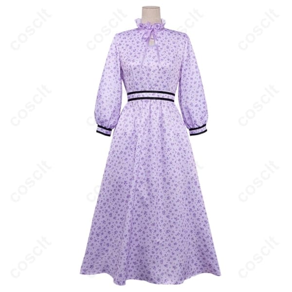 葬送のフリーレン フェルン小花柄ワンピース｜上品シルエットで快適、撮影でも再現度高く映える