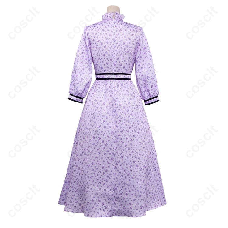 葬送のフリーレン フェルン小花柄ワンピース｜上品シルエットで快適、撮影でも再現度高く映える - 2枚目の画像