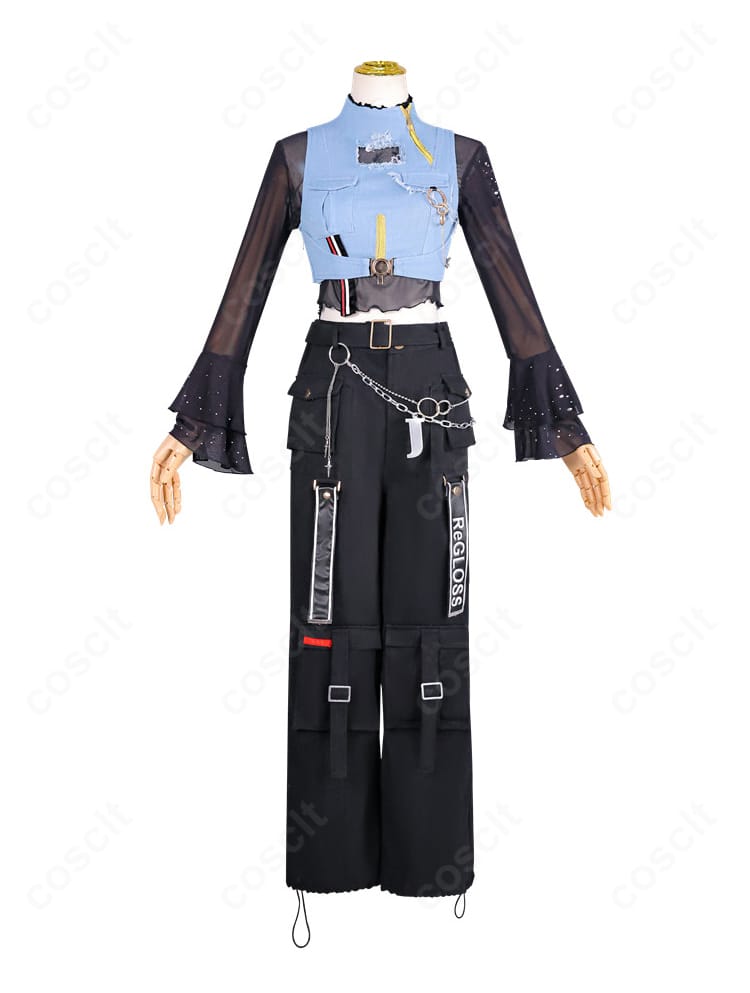 儒烏風亭らでん Flashpoint衣装 飾り物を含む全体ディテール