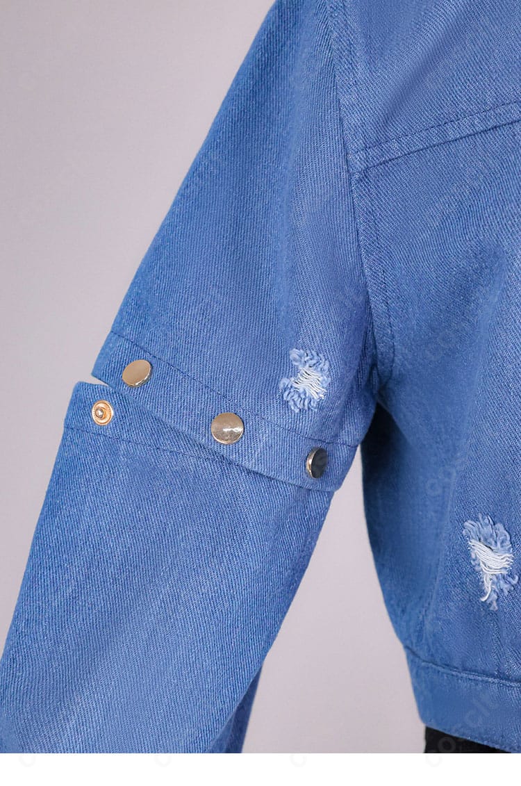 儒烏風亭らでん Flashpoint衣装 袖口とボタン配置のクローズアップ