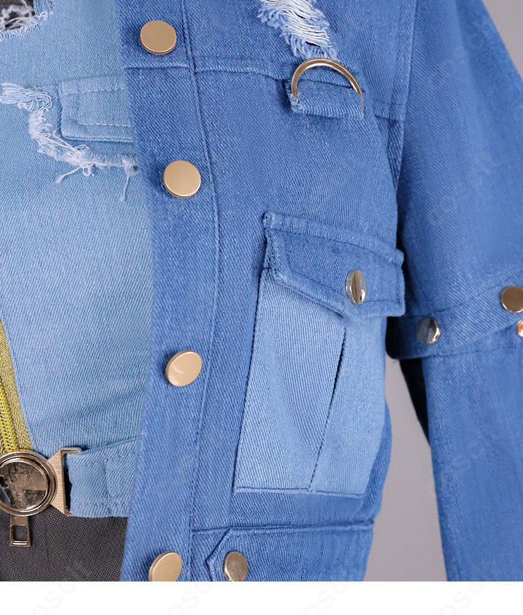 儒烏風亭らでん Flashpoint衣装 前立てとボタンの意匠ディテール