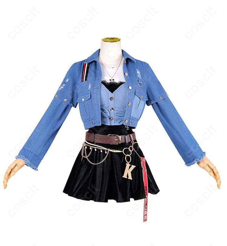 音乃瀬奏 Flashpoint衣装のコート・トップス・スカート正面全体