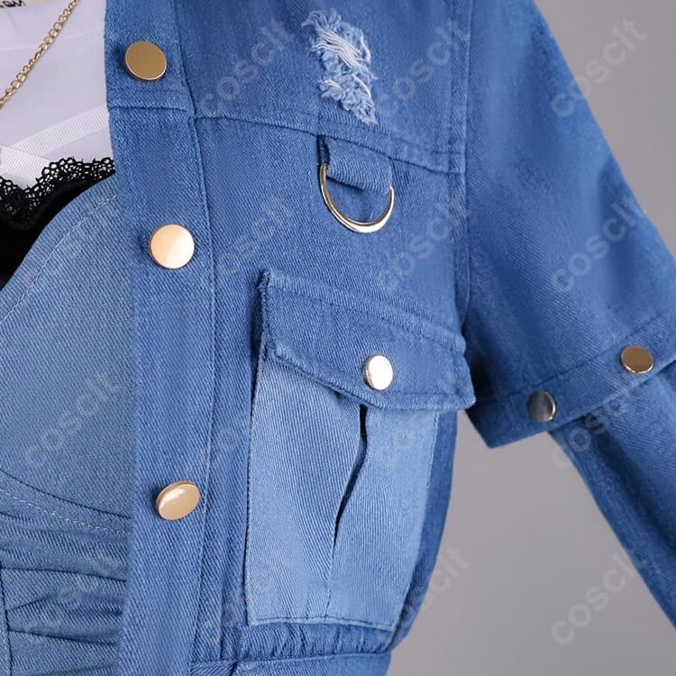 ホロライブ 音乃瀬奏 Flashpoint衣装 小物充実で高再現、クールに映える一着 - 5枚目の画像