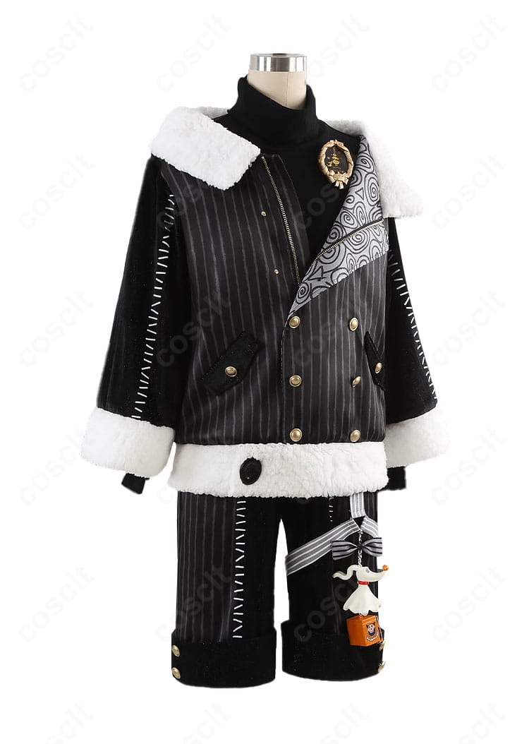 ナイトメア・クーリエ衣装の右側面シルエットと袖・側面装飾のディテール