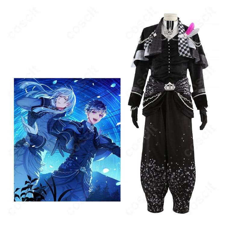 百（アイドリッシュセブン／Re:vale）の10周年記念衣装を着用したキャラクターイメージと衣装全体の雰囲気