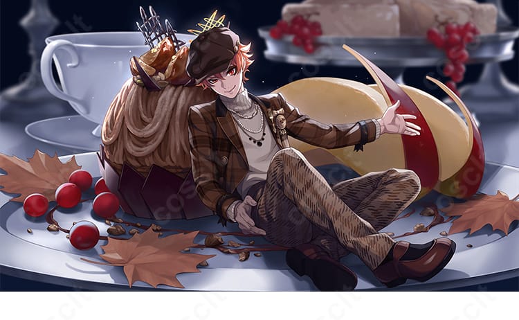 エース・トラッポラ衣装の縫製ディテール｜ツイル生地のハリ感、胸飾りとリストバンドの質感クローズアップ