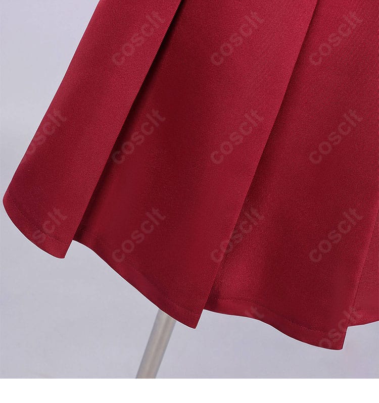 ワンピース裾のディテール(ヘムの始末とフレア分量)