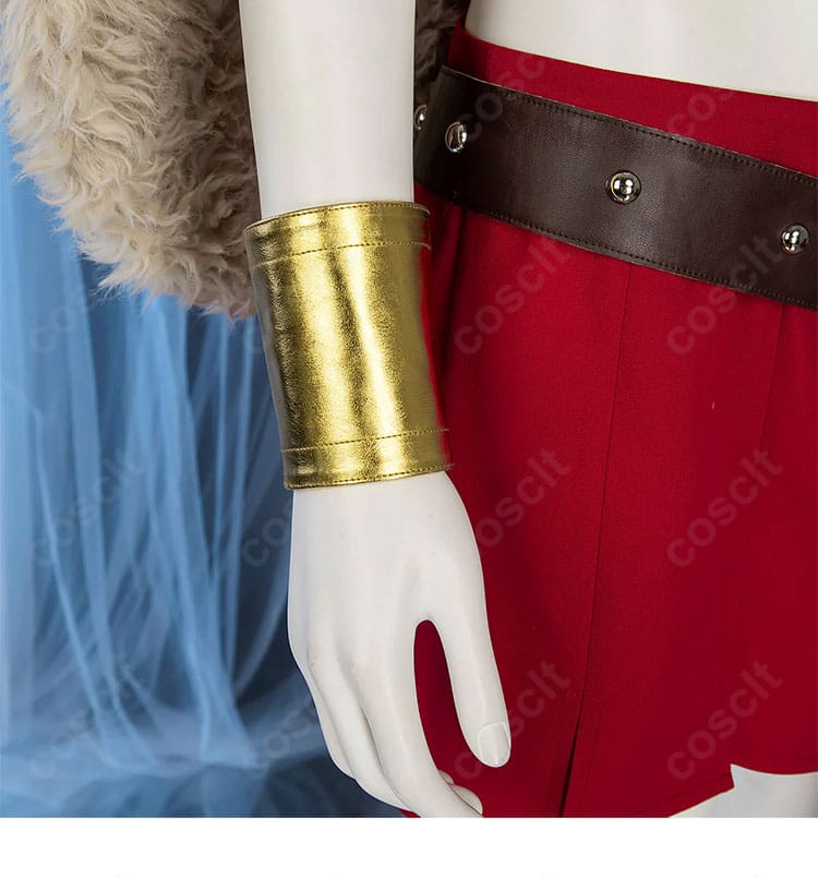 リストバンドの素材感と留め仕様のクローズアップ