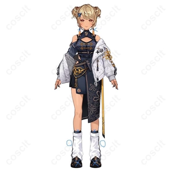 神成きゅぴ チャイナ×スポーティ衣装｜高再現で動きやすい設計、イベント撮影に最適