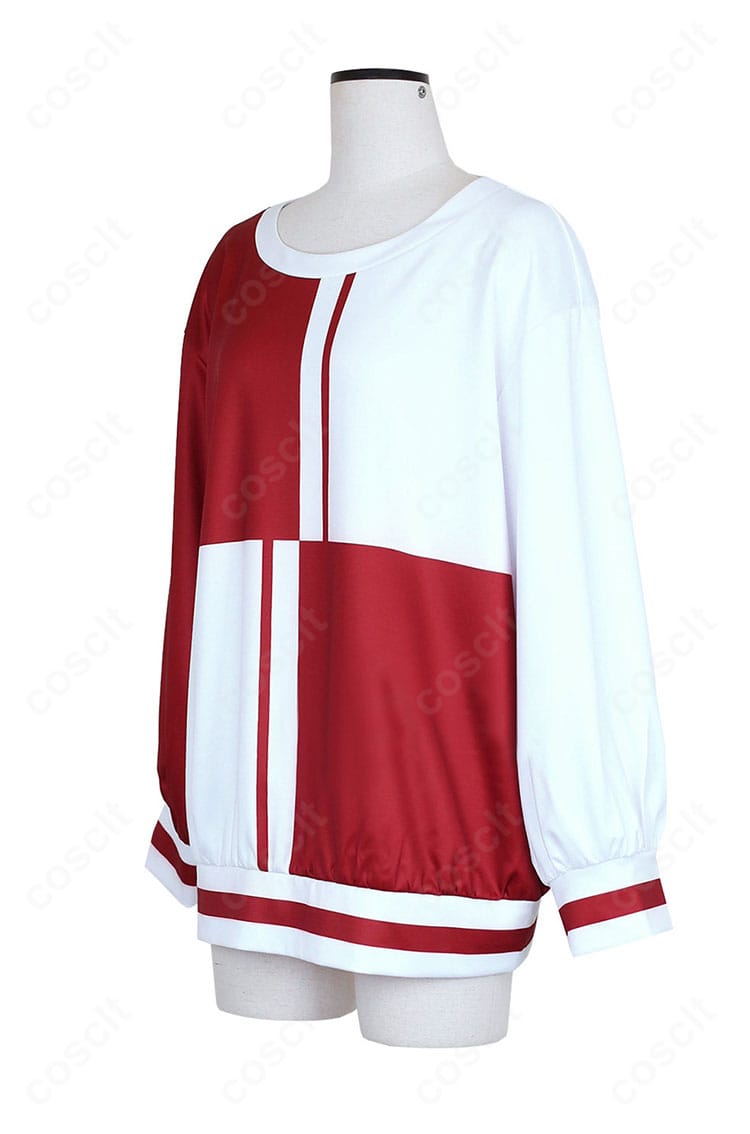 明導アキナ コスプレ用トップスの側面シルエット画像（ラインとバランスが分かる角度）