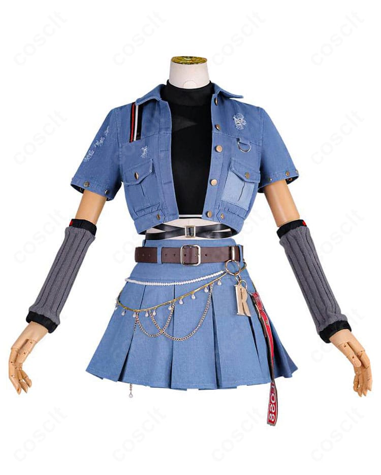 一条莉々華 Flashpoint衣装 コート・トップス・スカートの正面全体