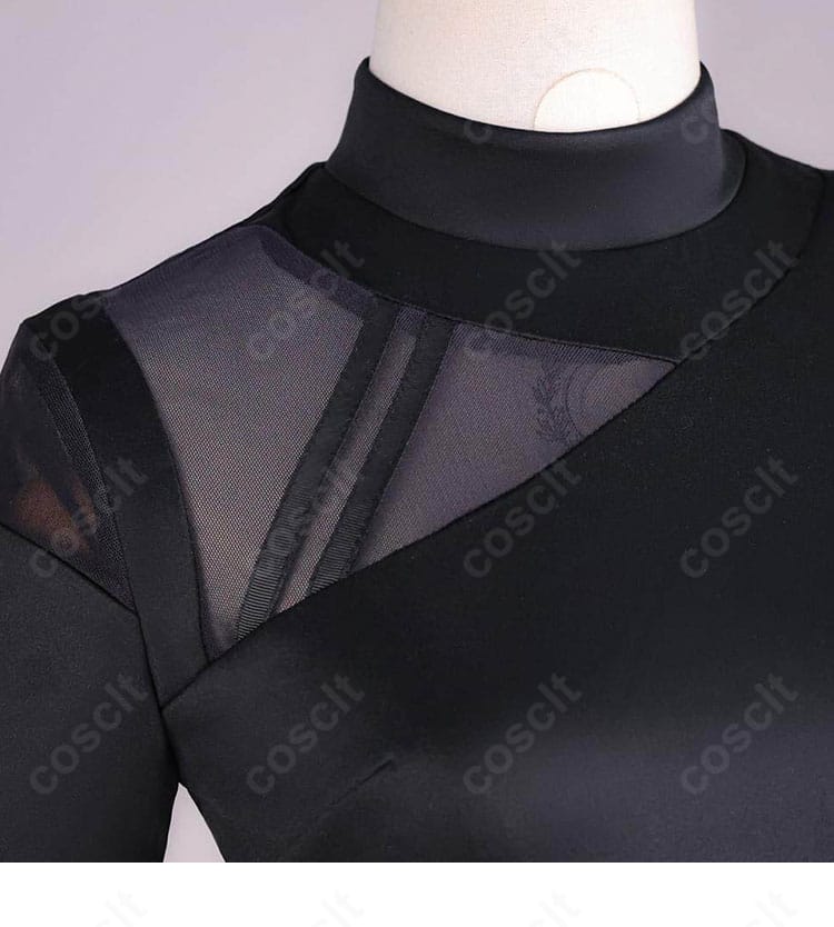 半袖部分の装飾とパイピングの仕上がりディテール