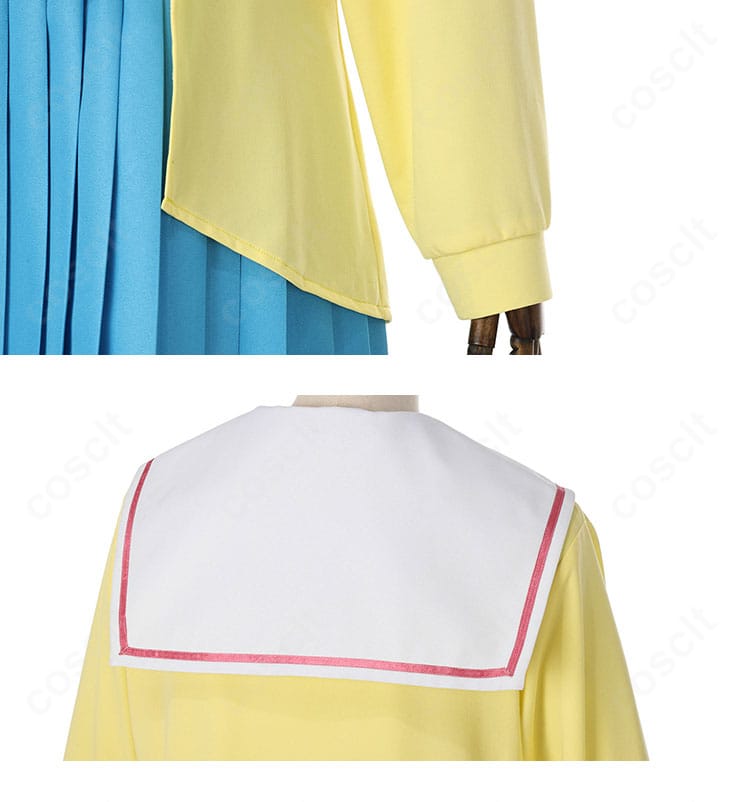 袖口とショルダーケープ風装飾のディテール。袖のカフス形状と装飾の質感が分かる画像