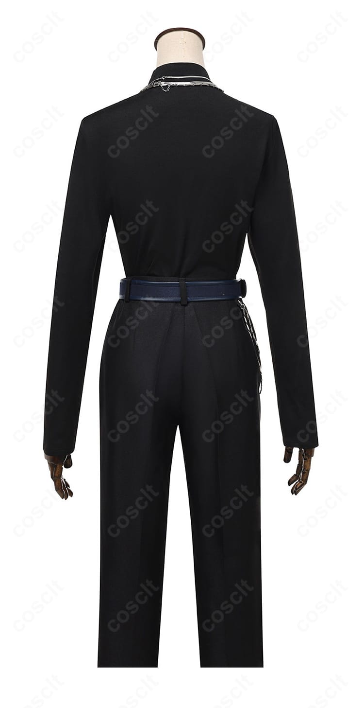 禰智禍さま衣装 長袖バックの切替とステッチワーク