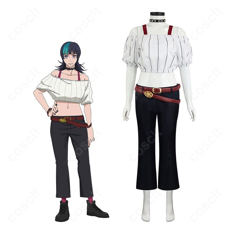 星綺羅羅の私服（死滅回游）コスプレを着用した全身イメージ写真