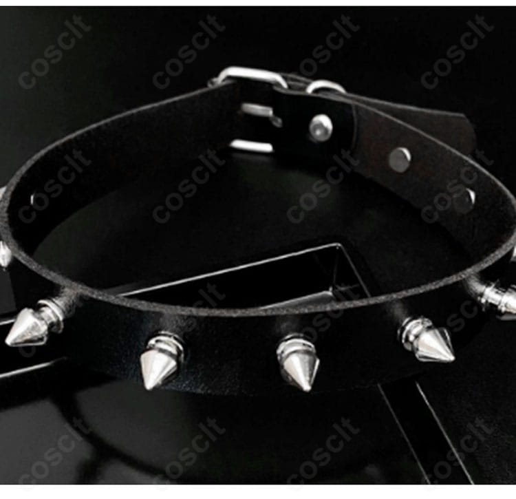 星綺羅羅コスプレ 付属チョーカーの質感と留め具ディテール画像