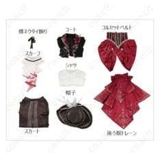 恋と深空 主人公「魂を約す赤月」衣装｜美シルエットと刺繍が映える高再現コスプレ - 6枚目の画像（サムネイル）