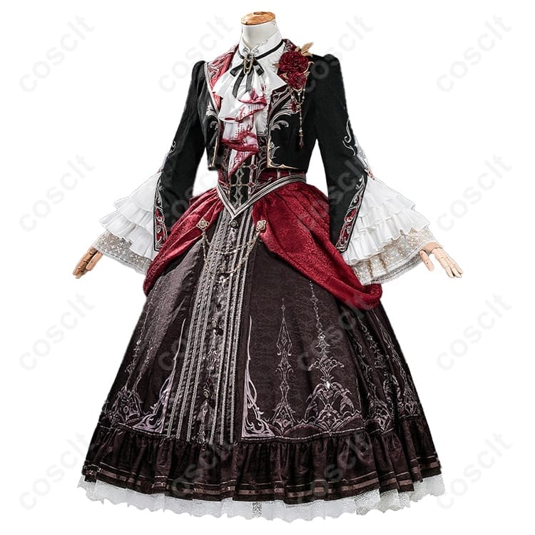 恋と深空 主人公「魂を約す赤月」衣装｜美シルエットと刺繍が映える高再現コスプレ - 2枚目の画像