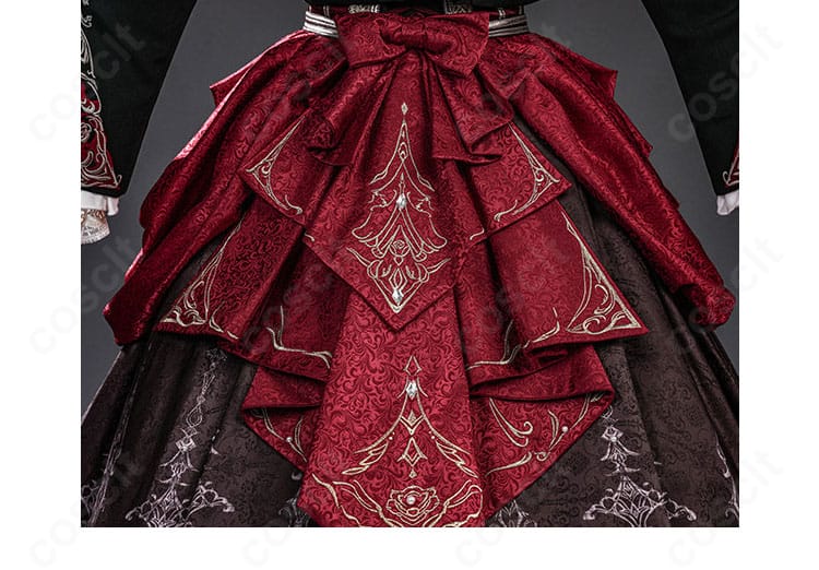 ウエストの帯・腰封パーツの質感ディテール|恋と深空 コスプレ