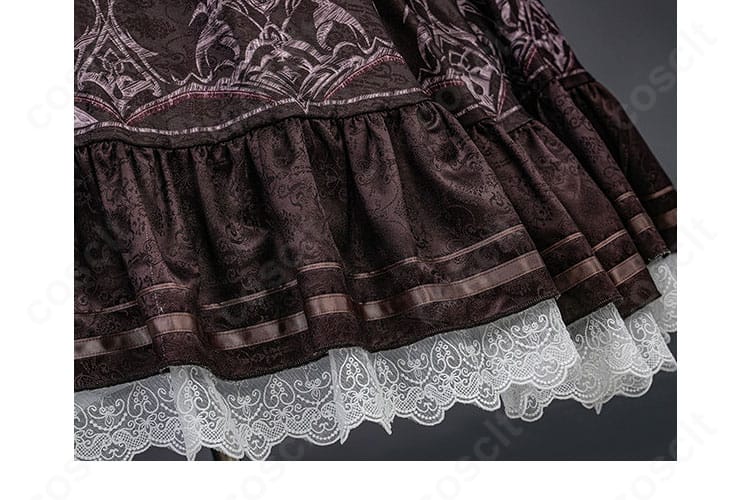 スカート裾レース・縁飾りの質感アップ|恋と深空 主人公 衣装