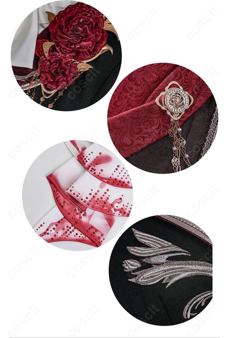 装飾パーツ全体のディテールまとめ(刺繍・メタル風パーツ)|恋と深空