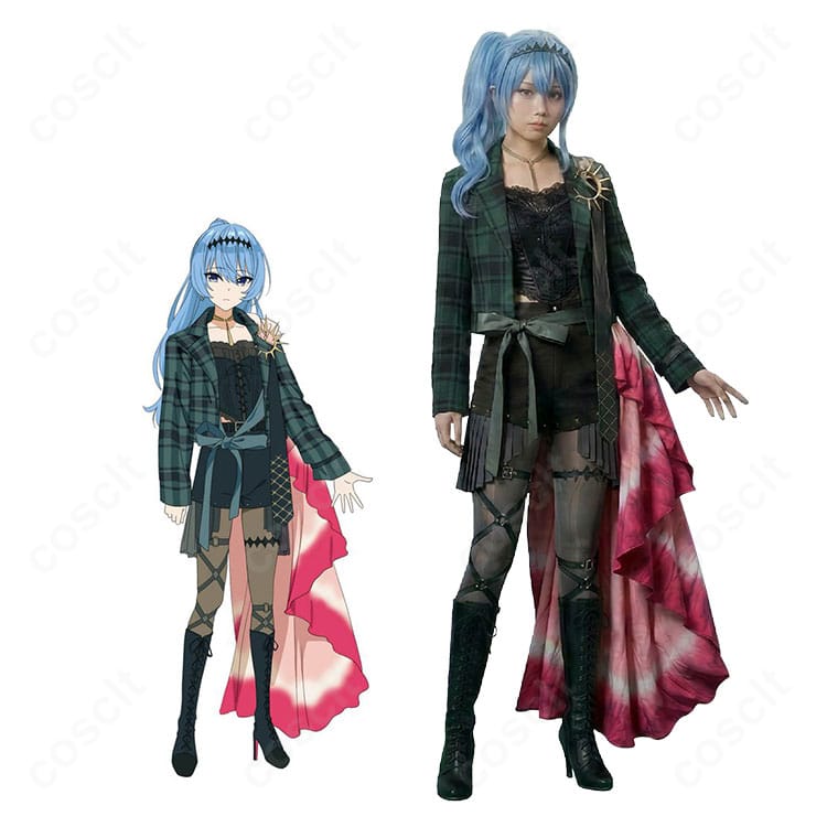 星街すいせい「綺麗事」ライブ新衣装風フルコーデの全身イメージとキャラクター雰囲気がわかるメイン画像