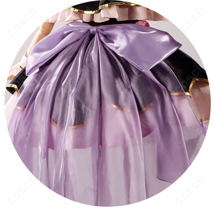 背面の大型蝶結び装飾ディテール(リボンのボリューム感)