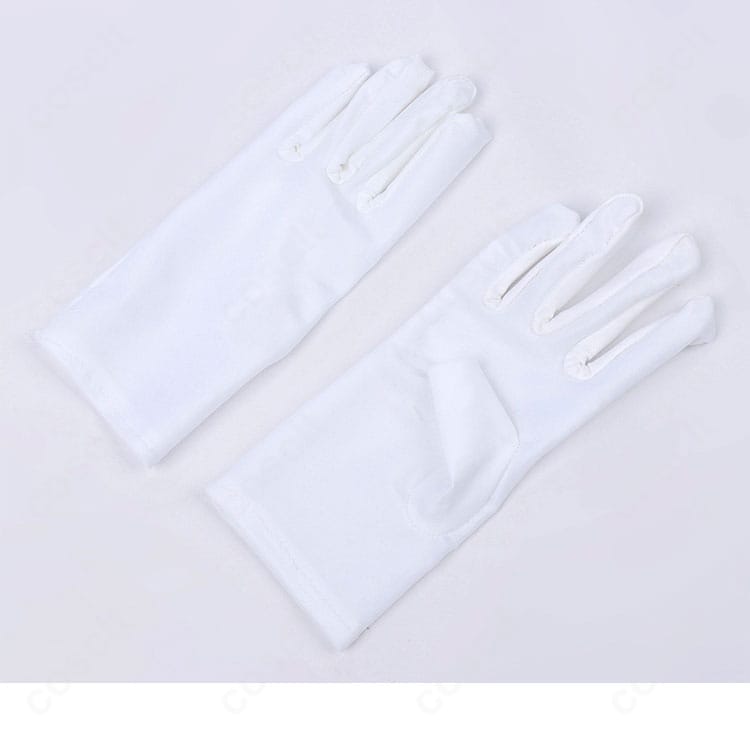 手袋のデザインと装着イメージのディテール