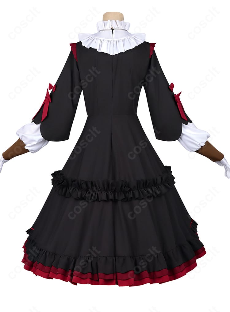 獄薔薇美血華 コスプレ衣装 ワンピース背面全体カット