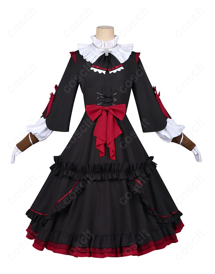 獄薔薇美血華 コスプレ衣装 ワンピース正面全体カット