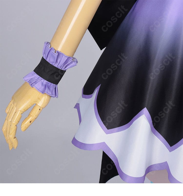 手首飾り(カフ)とリボンの質感・留め具ディテール