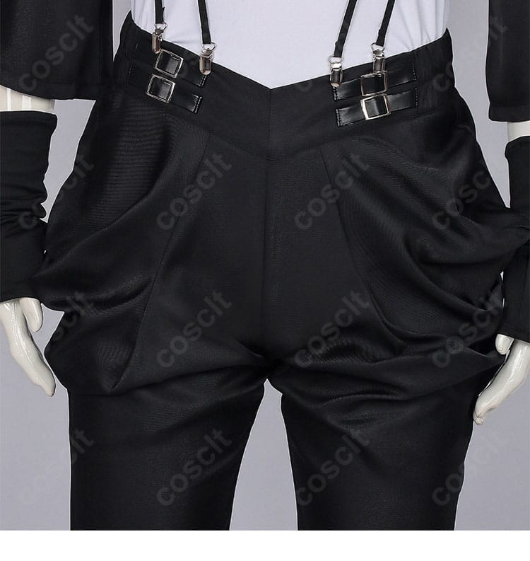 ズボンの装飾・ポケット周りのステッチや金具のディテール