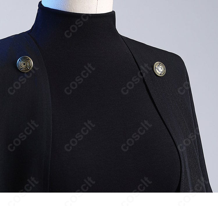 衣襟(前立て)部分の仕立て。ツイルの織り目と端処理を詳細に表示