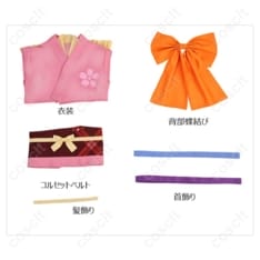 甲鉄城のカバネリ 無名 浴衣風和装衣装 高再現で着脱簡単、イベント・撮影に最適 - 4枚目の画像（サムネイル）