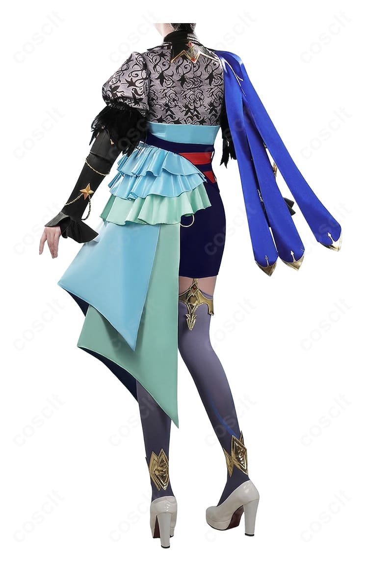 アドマイヤグルーヴ 勝負服コスプレの背面ディテールとシルエット