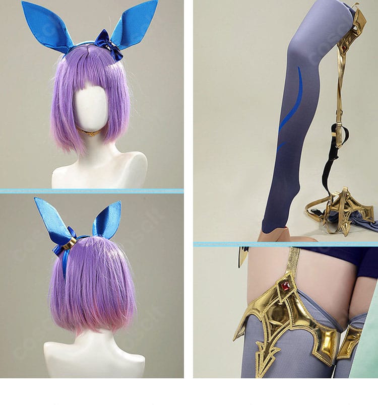 カチューシャと靴下装飾のセット内容と質感アップ